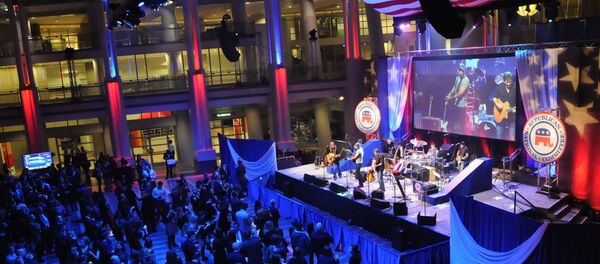 It's election night in America and across the country groups are gathering at events like the Republican National Committee's watch party in Washington at the Ronald Reagan building. - Sputnik International