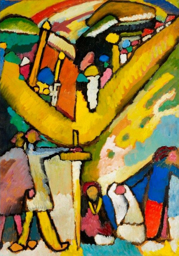 Wassily Kandinsky’s 1909 painting, Studie fur Improvisation 8 - Sputnik International