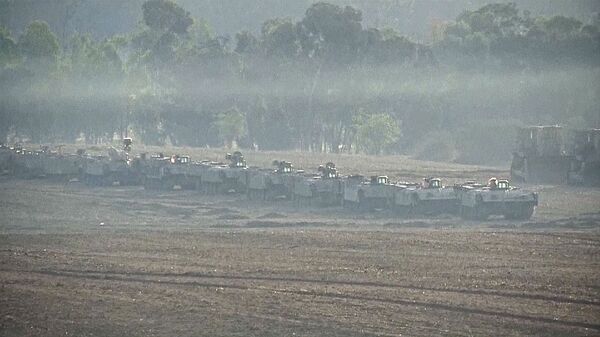 Israel Moves Tanks to Gaza Border as Violence Escalates - Sputnik International
