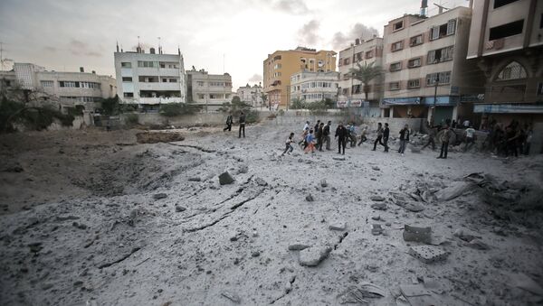 Israel Continues to Pound Gaza as Ceasefire Talks Drag On       - Sputnik International