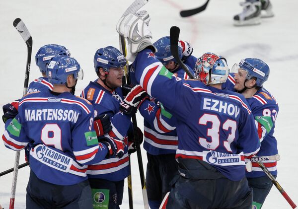 KHL: SKA Downs Vityaz, Goes Top in West         - Sputnik International