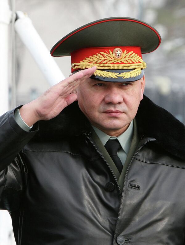 Defense Minister Sergei Shoigu (photo) also announced plans for the ministry to start producing compilation albums of patriotic songs, create a film studio dedicated to making patriotic movies - Sputnik International