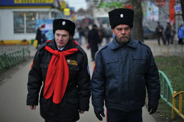 Cossacks to Patrol Central Moscow  - Sputnik International