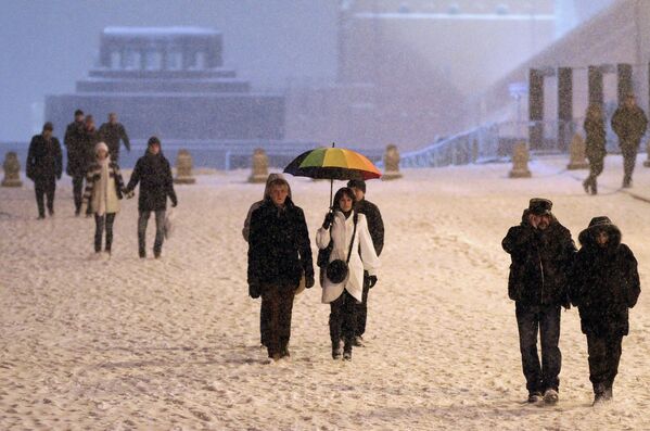 Heavy Snowfall in Moscow - Sputnik International