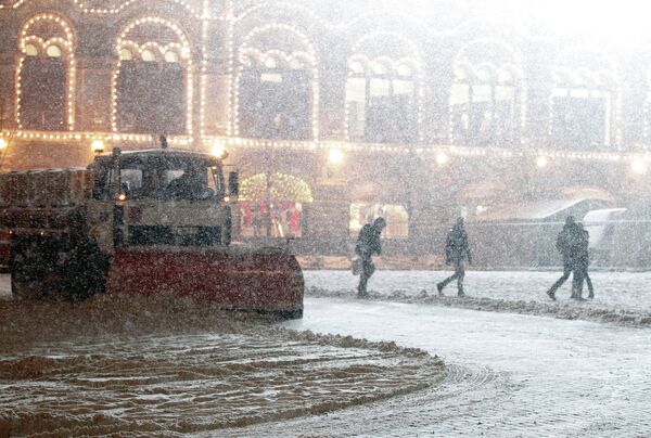 Heavy Snowfall in Moscow - Sputnik International