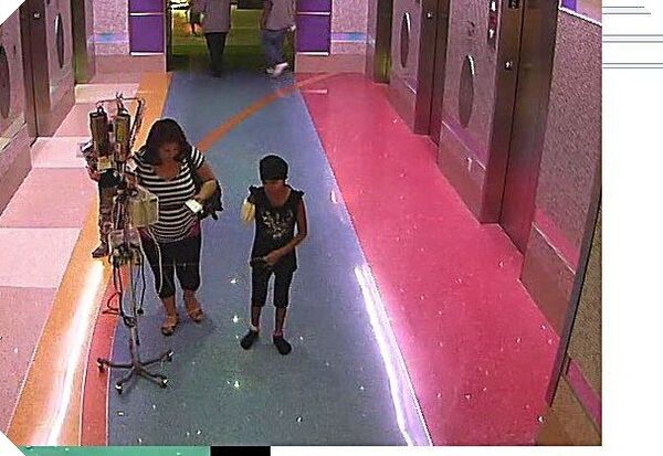 Hospital security camera shows Emily being escorted from facility by her mother - Sputnik International