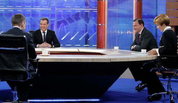 Russian PM Medvedev Denies ‘Repressive Trend’ - Sputnik International