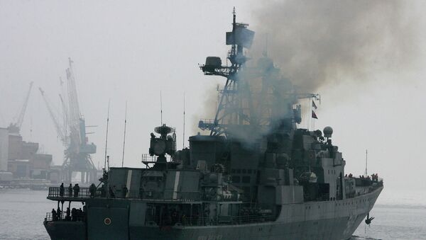 Udaloy class destroyer Marshal Shaposhnikov - Sputnik International