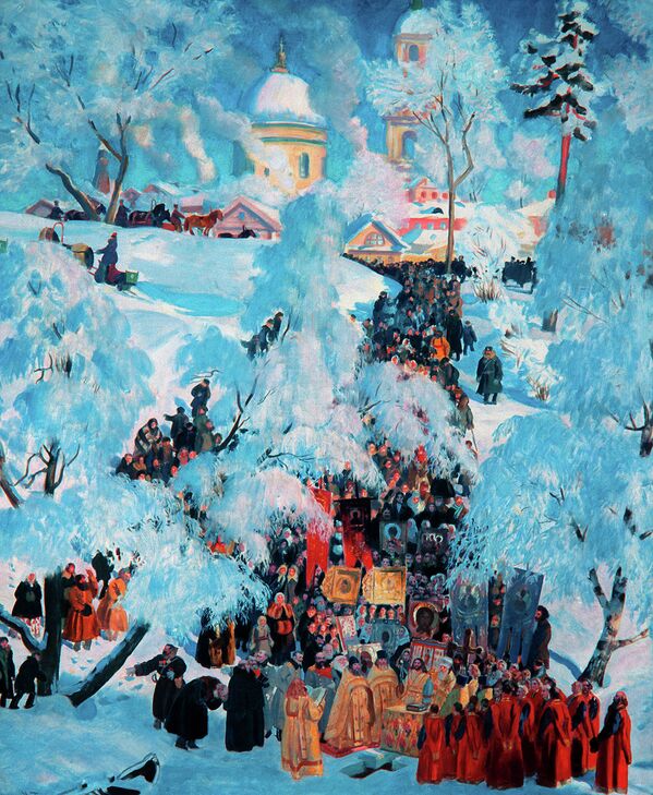 Masters and Masterpieces of Russian Painting: Boris Kustodiev - Sputnik International
