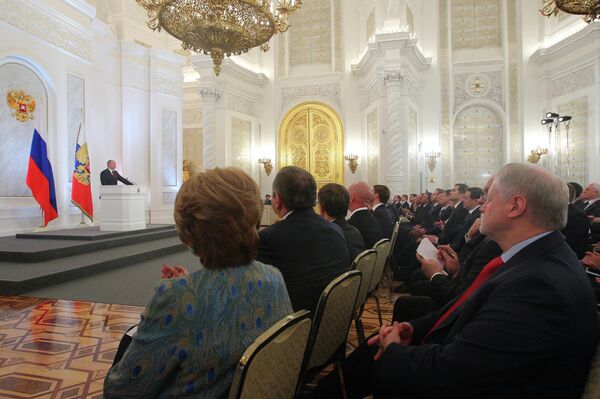 Annual State of the Nation Address of Russian President Vladimir Putin - Sputnik International