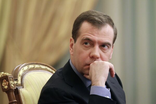 Medvedev to Tout Investment Projects at Davos - Sputnik International