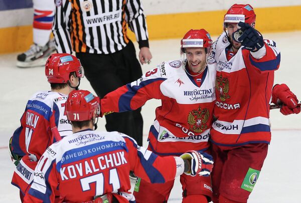 Datsyuk Hits Hat-Trick as Russia Crushes Czechs         - Sputnik International