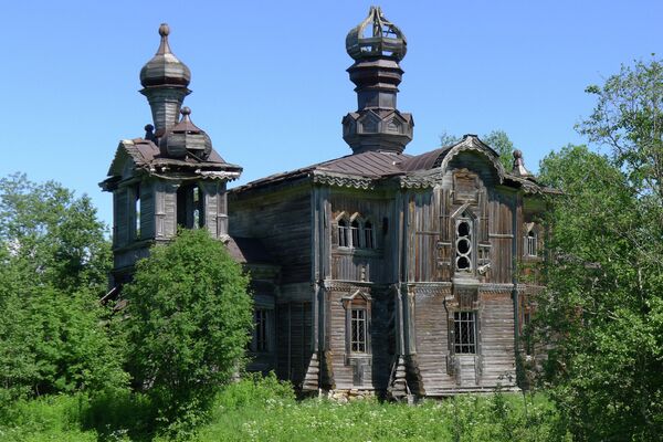 Wooden Church Preservation in Northern Russia  - Sputnik International