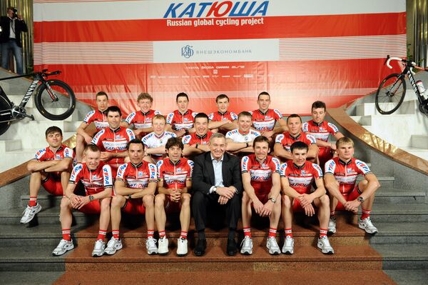 The Katusha cycling team - Sputnik International