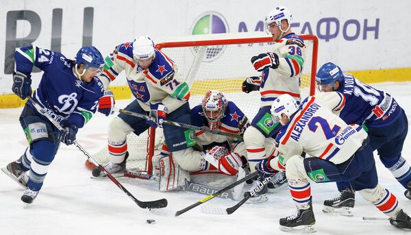 KHL: SKA Beats Dynamo - Sputnik International