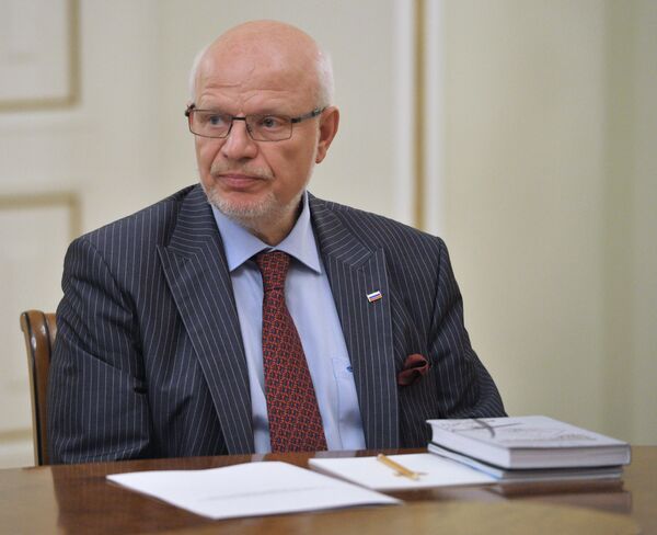 Chairman of Russia’s Presidential Human Rights Council (HRC) Mikhail Fedotov - Sputnik International
