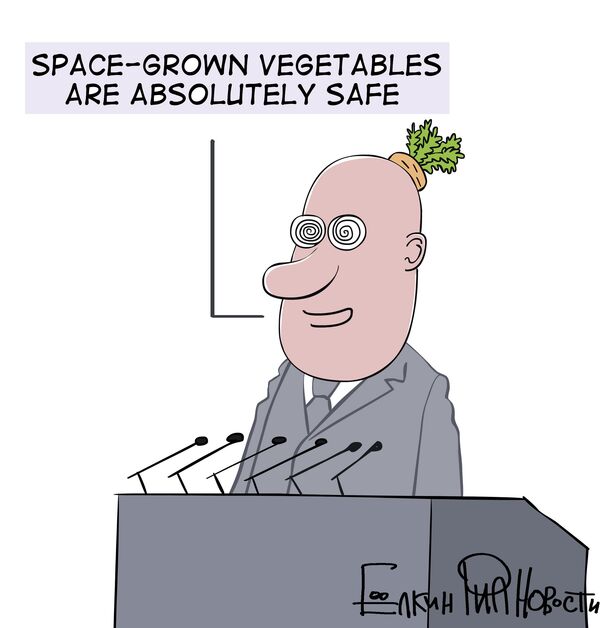 Space Vegetables Safe to Eat - Sputnik International