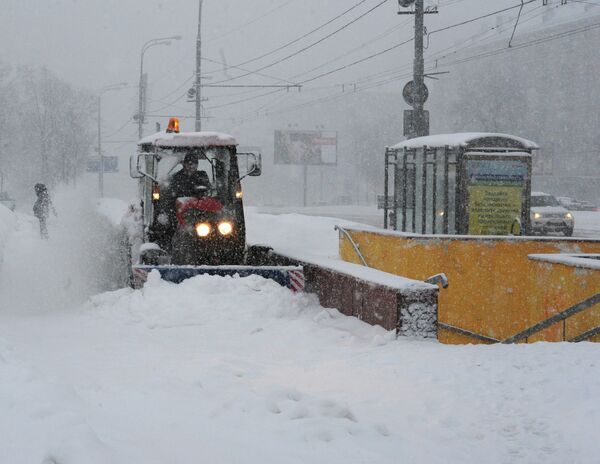 Heavy Snowfall Blankets Moscow - Sputnik International