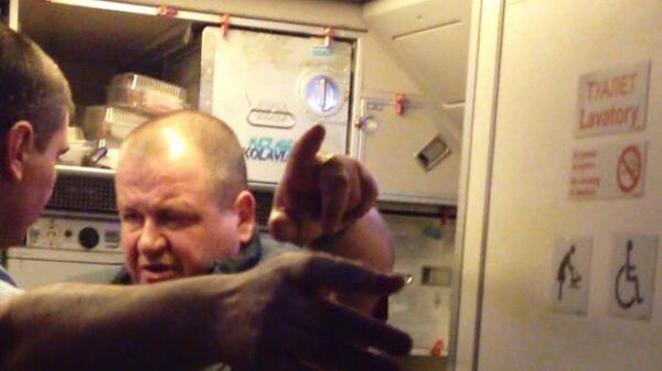 Sergei Kabalov, accused of attempting to hijack a plane while drunk - Sputnik International