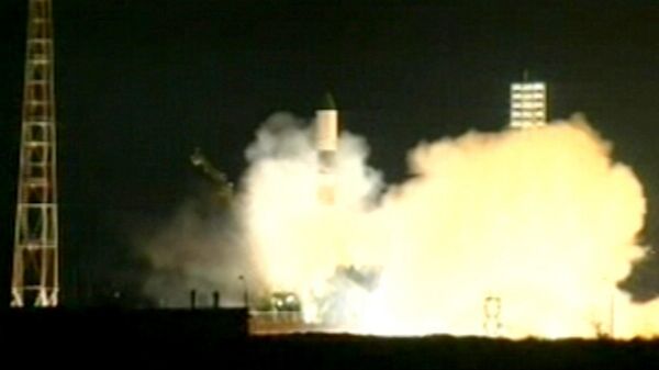 A Soyuz-U rocket carrying a Progress M-18M cargo spacecraft (archive) - Sputnik International