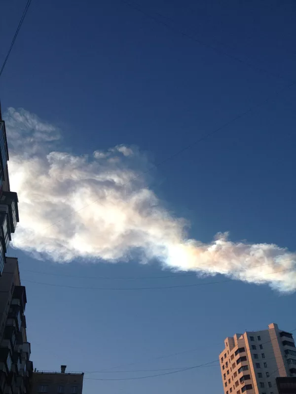 Hail of Meteorite Fragments Over Chelyabinsk Hail of Meteorite Fragments Over Chelyabinsk - Sputnik International