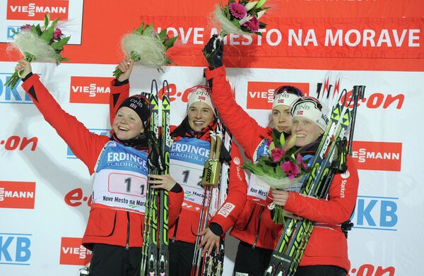 Dominant Norway Takes Relay Gold at Biathlon Worlds - Sputnik International