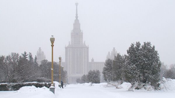Biggest Snowfall in Moscow in March - Sputnik International