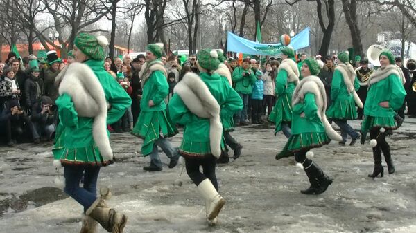 St. Patrick’s Day Festivals in Moscow’s Slush and Ice - Sputnik International
