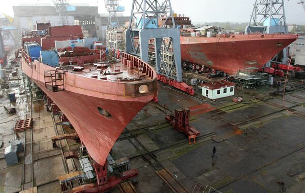 The Baltic shipbuilding plant Yantar - Sputnik International
