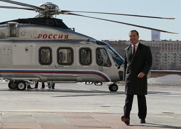 A New Transportation Means for Dmitry Medvedev - Sputnik International