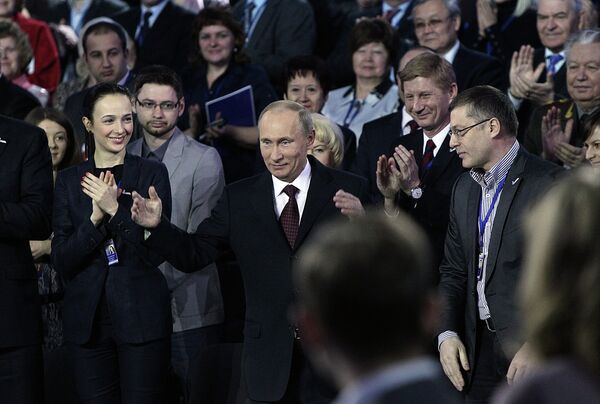 President Vladimir Putin at the ONF conference in Rostov-on-Don, March 2013 - Sputnik International