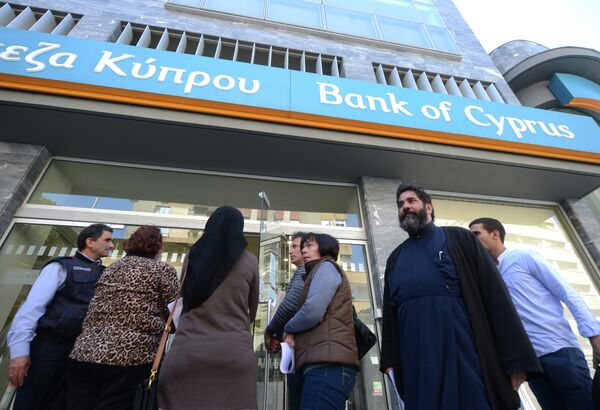 Financial crisis in Cyprus - Sputnik International