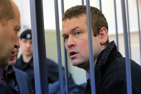 Leonid Razvozzhayev in Basmanny court in Moscow - Sputnik International