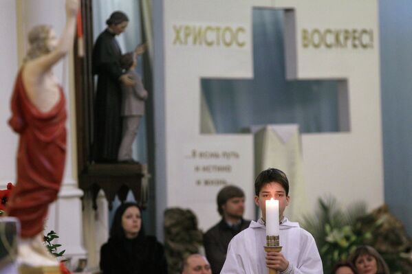 Catholic Easter celebrated in Russia - Sputnik International