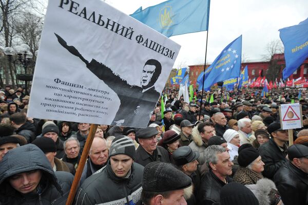 Ukrainian Opposition Says Rally in Kiev Draws 20,000 - Sputnik International