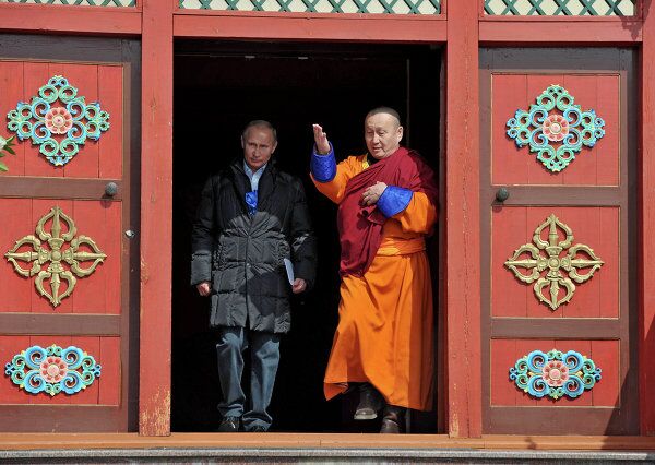Vladimir Putin Visit Russia’s Main Buddhist Temple - Sputnik International
