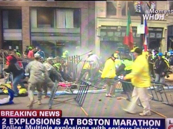 Boston Marathon explosion - Sputnik International