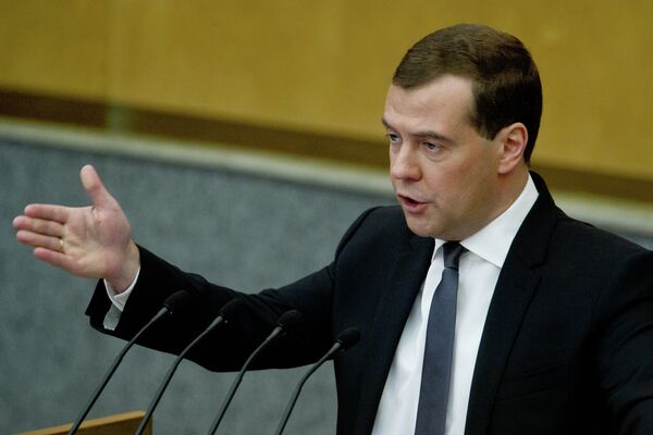 Prime Minister Dmitry Medvedev - Sputnik International