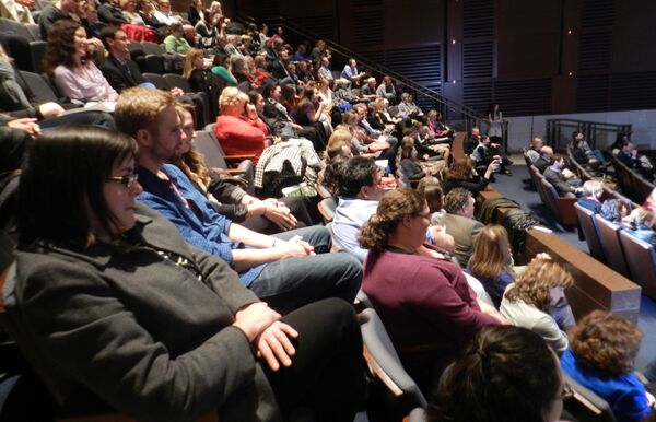 An estimated 200 spectators turned out for the film’s first US showing An estimated 200 spectators turned out for the film’s first US showing - Sputnik International