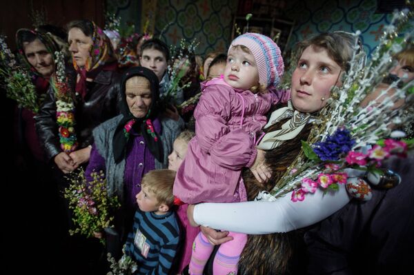 Russian Orthodox Christians Celebrate Palm Sunday - Sputnik International