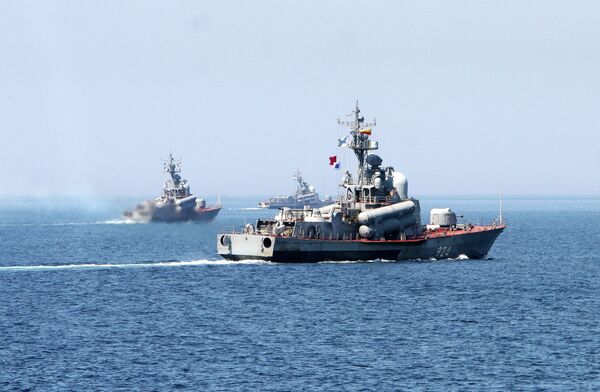 Russia’s Pacific Fleet holds missile boat exercises - Sputnik International