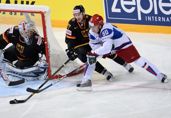 Russia Beats Germany 4-1 at 2013 IIHF World Championships - Sputnik International