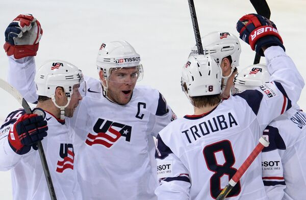 US Beats France 4-2 at Hockey Worlds - Sputnik International