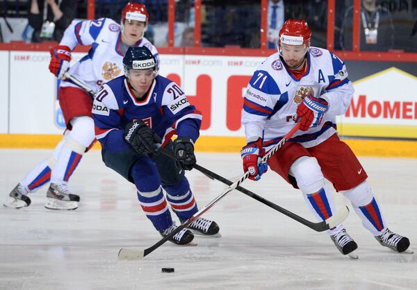Radulov on Target as Russia Beats Slovakia - Sputnik International