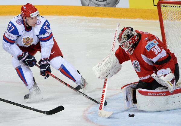 Russia Trounces Austria 8-4 at 2013-IIHF World Championship - Sputnik International