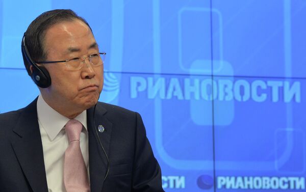 UN Chief Ban Ki-moon Calls on North Korea to Return to Six-Party Talks - Sputnik International