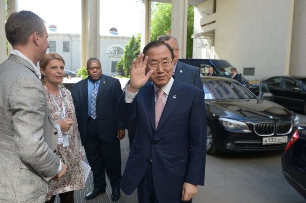 UN Secretary General Visits RIA Novosti - Sputnik International