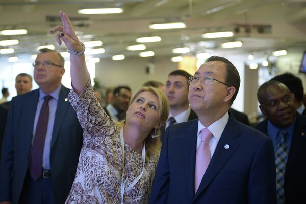 UN Secretary General Visits RIA Novosti - Sputnik International