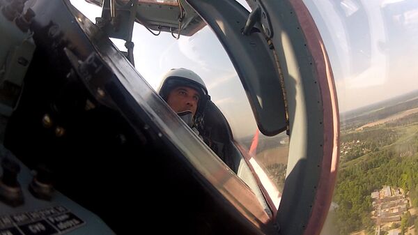 Strizhi Aerobatic Display Team Rehearses New Flight Program with New Commander - Sputnik International