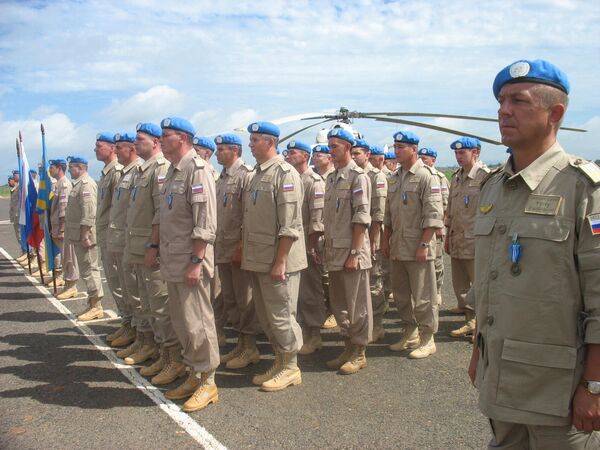Russian peacekeepers in South Sudan - Sputnik International